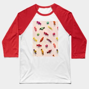 Sweet Candy Painted Pattern Baseball T-Shirt